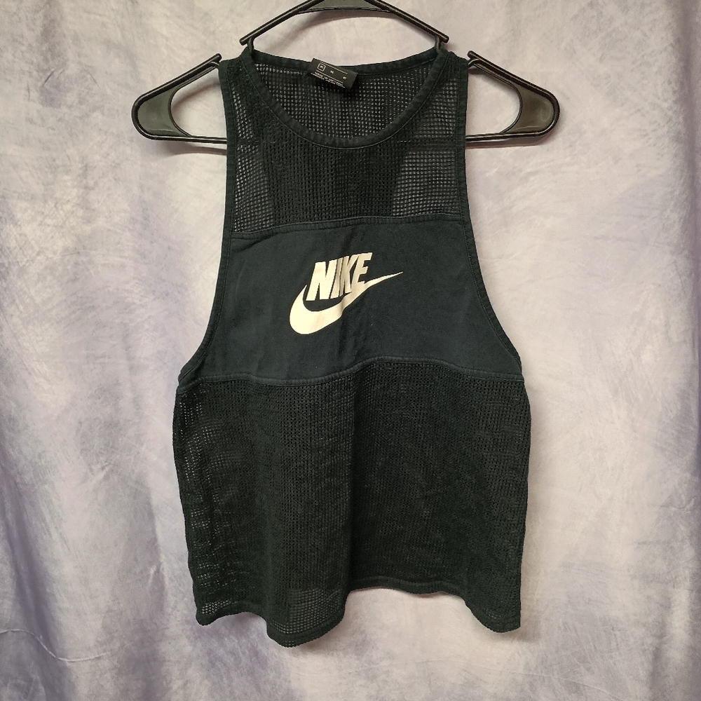 Nike‎ Black Mesh Muscle Athletic Tank